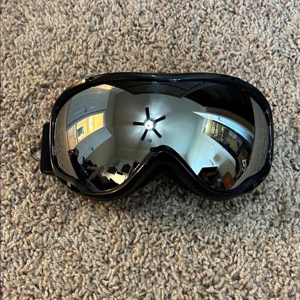 Kids Black Mirrored Protective Goggles